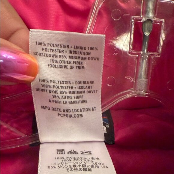 Patagonia Down Sweater Vest Women's Small 800 Fill Pink Excellent Condition! - Picture 7 of 7